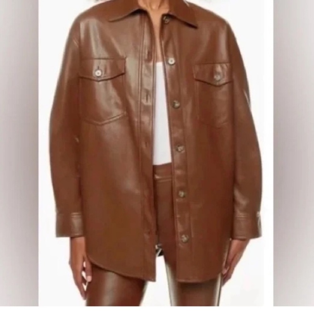 Babaton Ganna Faux Leather Jacket